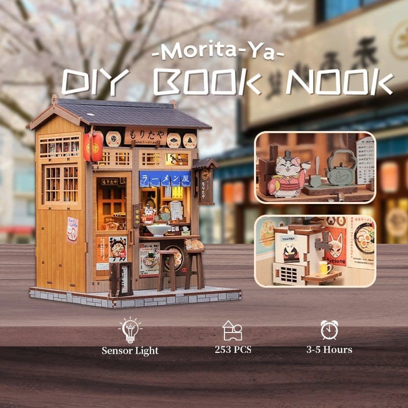 Figurine Model Kit Miniature House Morita-Ya 21 x 16 cm  