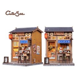 Figurine Model Kit Miniature House Morita-Ya 21 x 16 cm  