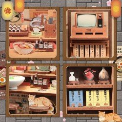 Figurine Model Kit Miniature House Morita-Ya 21 x 16 cm  