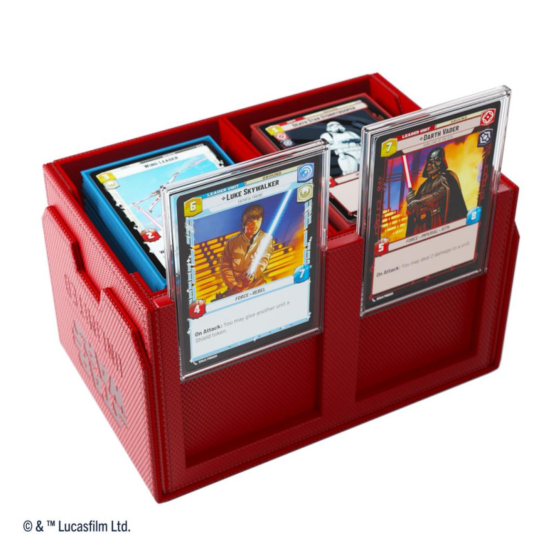 Gamegenic - Star Wars: Unlimited - Double Deck Pod - Rood