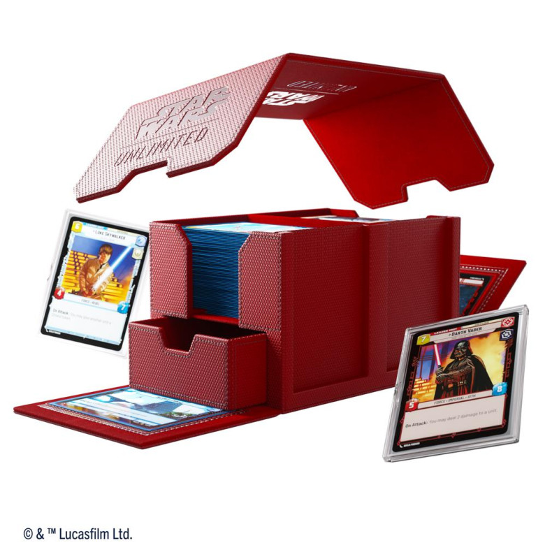 Gamegenic - Star Wars: Unlimited - Double Deck Pod - Red