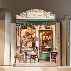 Figurine Model Kit Miniature House Sunny Cafe 20 x 16 cm  