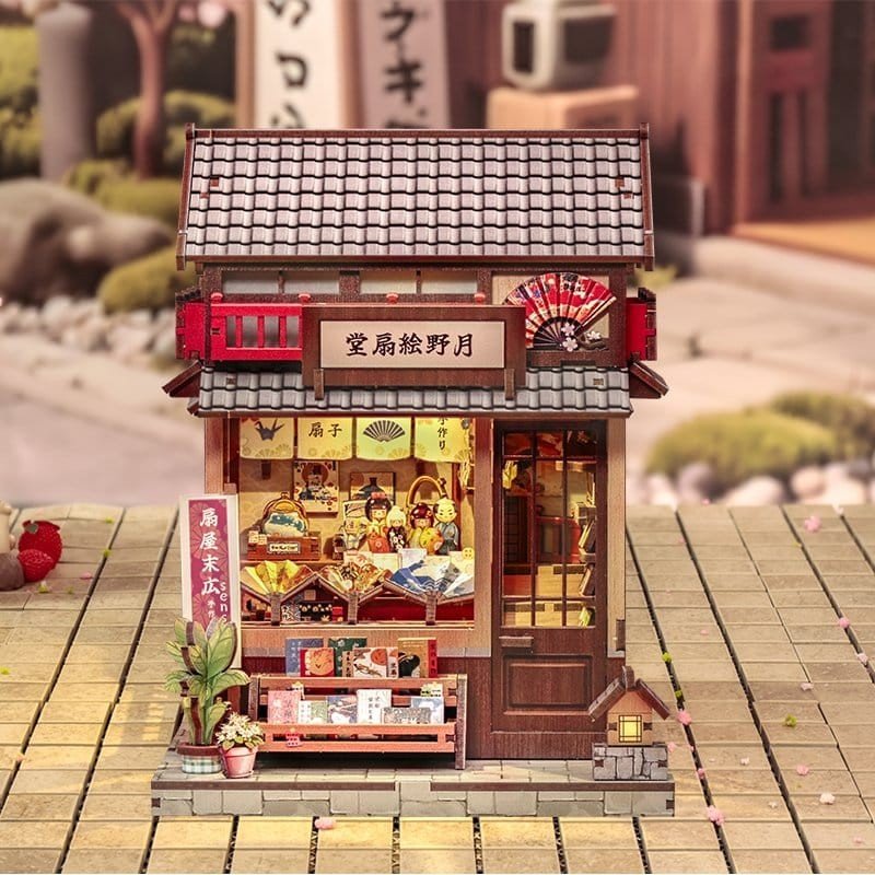 Figurine Model Kit Miniature House Tsukino Eogi-dou 19 x 14 cm  