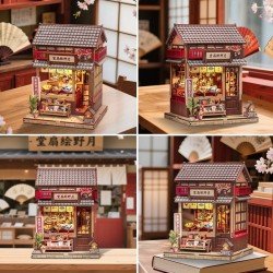 Figurine Model Kit Miniature House Tsukino Eogi-dou 19 x 14 cm  