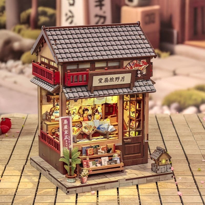 Figurine Model Kit Miniature House Tsukino Eogi-dou 19 x 14 cm  
