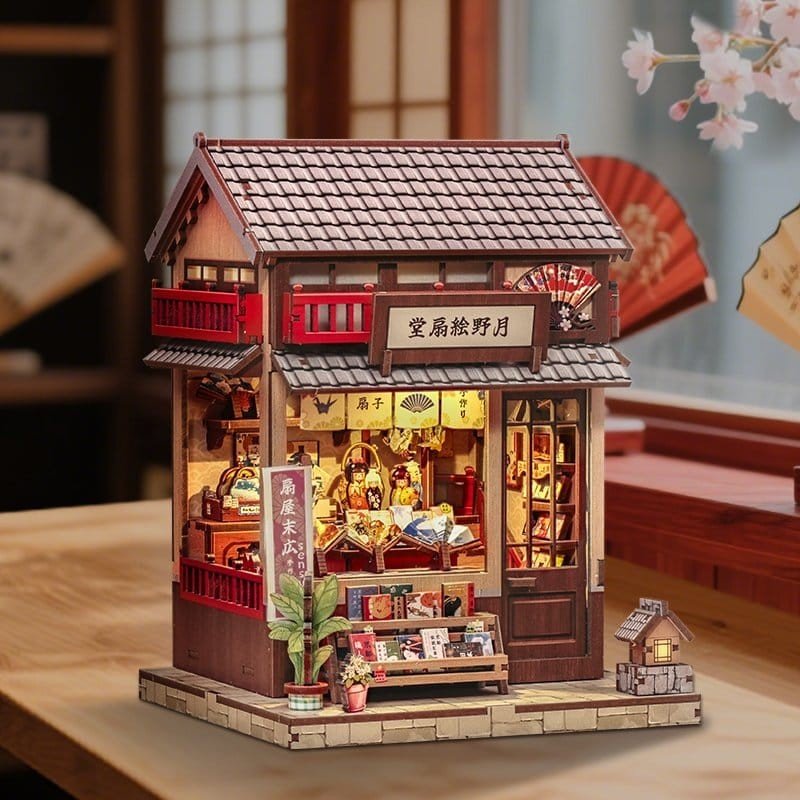 Figurine Model Kit Miniature House Tsukino Eogi-dou 19 x 14 cm  