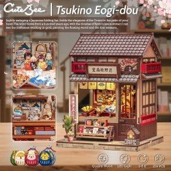 Figurine Model Kit Miniature House Tsukino Eogi-dou 19 x 14 cm  