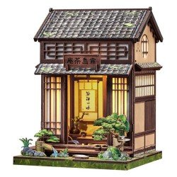 Miniature House Model Kit Kirishima Cha-an 19 x 14 cm