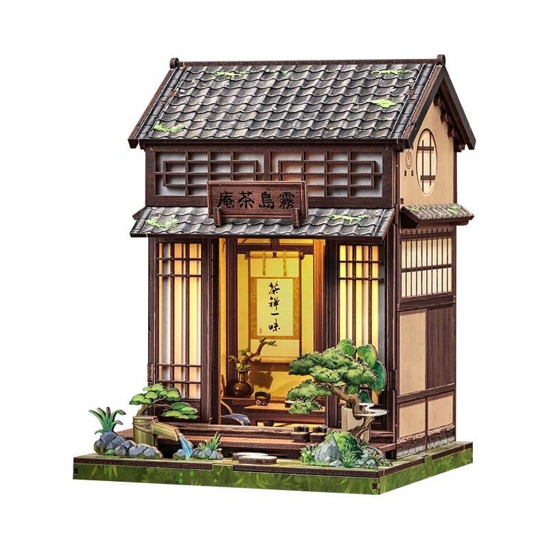 Figurine Model Kit Miniature House Kirishima Cha-an 19 x 14 cm