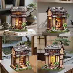 Figurine Model Kit Miniature House Kirishima Cha-an 19 x 14 cm