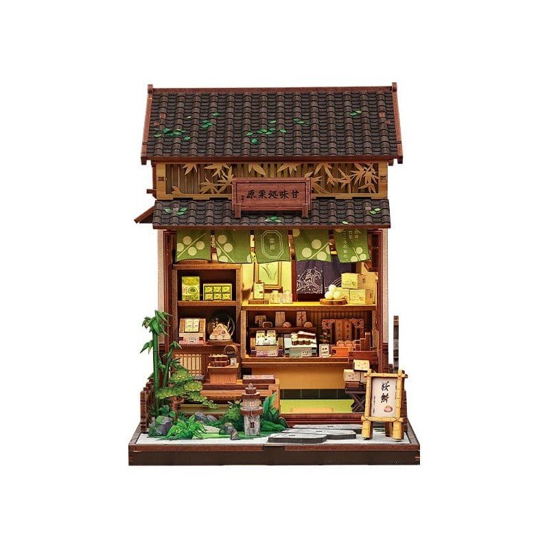 Miniature House Model Kit Kanmi-dokoro Kurihara 19 x 15 cm  