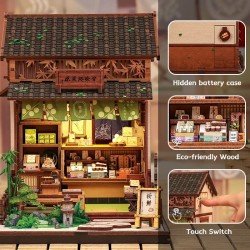 Figurine Model Kit Miniature House Kanmi-dokoro Kurihara 19 x 15 cm  