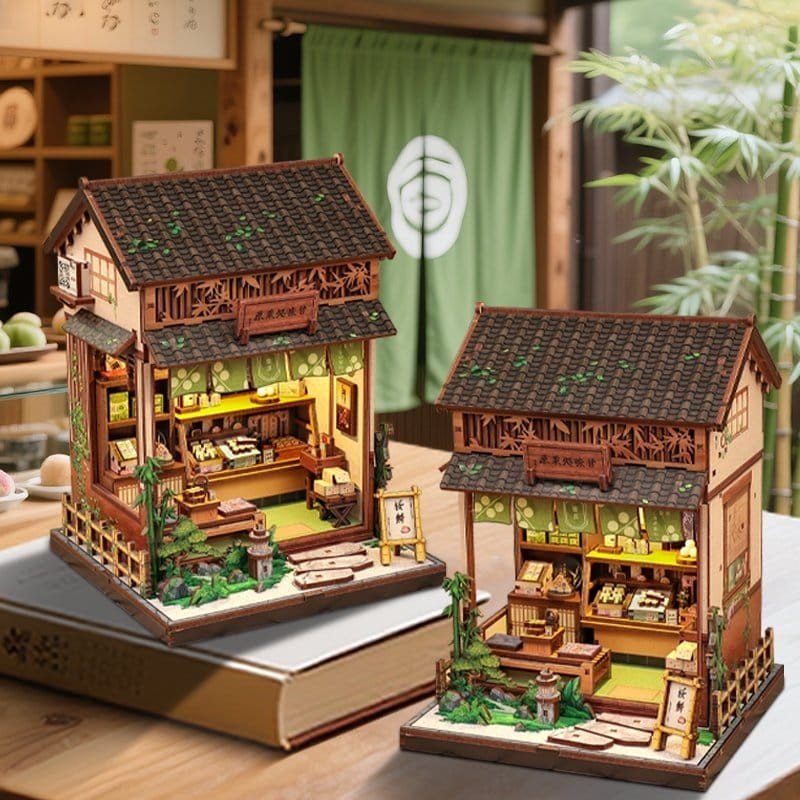 Figurine Model Kit Miniature House Kanmi-dokoro Kurihara 19 x 15 cm  