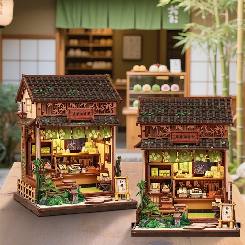 Figurine Model Kit Miniature House Kanmi-dokoro Kurihara 19 x 15 cm  