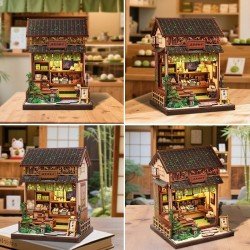Miniature House Model Kit Kanmi-dokoro Kurihara 19 x 15 cm  