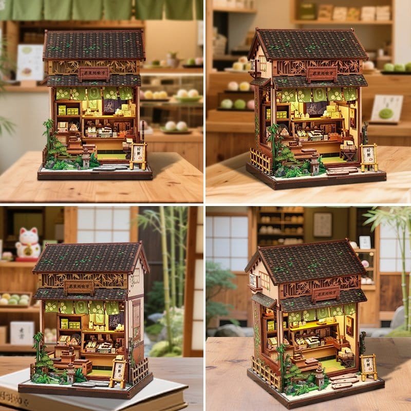 Figurine Model Kit Miniature House Kanmi-dokoro Kurihara 19 x 15 cm  