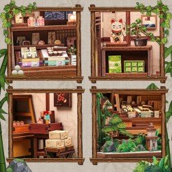 Figurine Model Kit Miniature House Kanmi-dokoro Kurihara 19 x 15 cm  