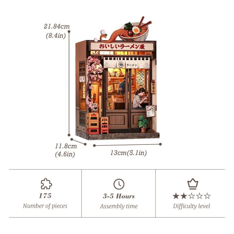 Figurine Model Kit Miniature House Oishii Kyoto 22 x 13 cm  