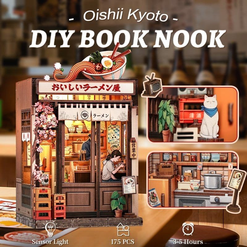 Miniature House Model Kit Oishii Kyoto 22 x 13 cm  