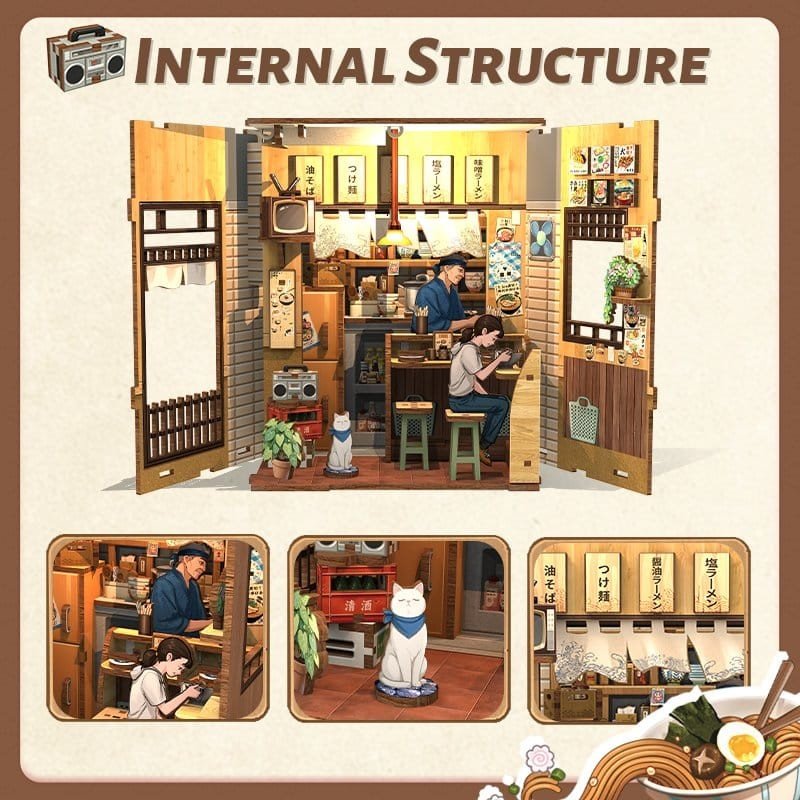 Figurine Model Kit Miniature House Oishii Kyoto 22 x 13 cm  