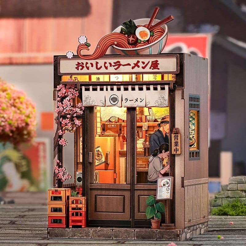 Figurine Model Kit Miniature House Oishii Kyoto 22 x 13 cm  