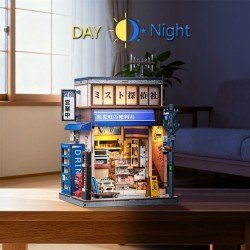 Figurine Model Kit Miniature House Beika-cho Convenience Store 22 x 15 cm  