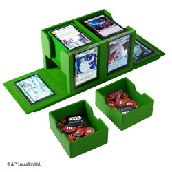 Gamegenic - Star Wars: Unlimited - Double Deck Pod - Green