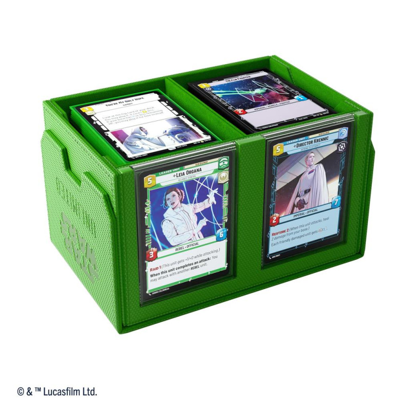 Gamegenic - Star Wars: Unlimited - Double Deck Pod - Green