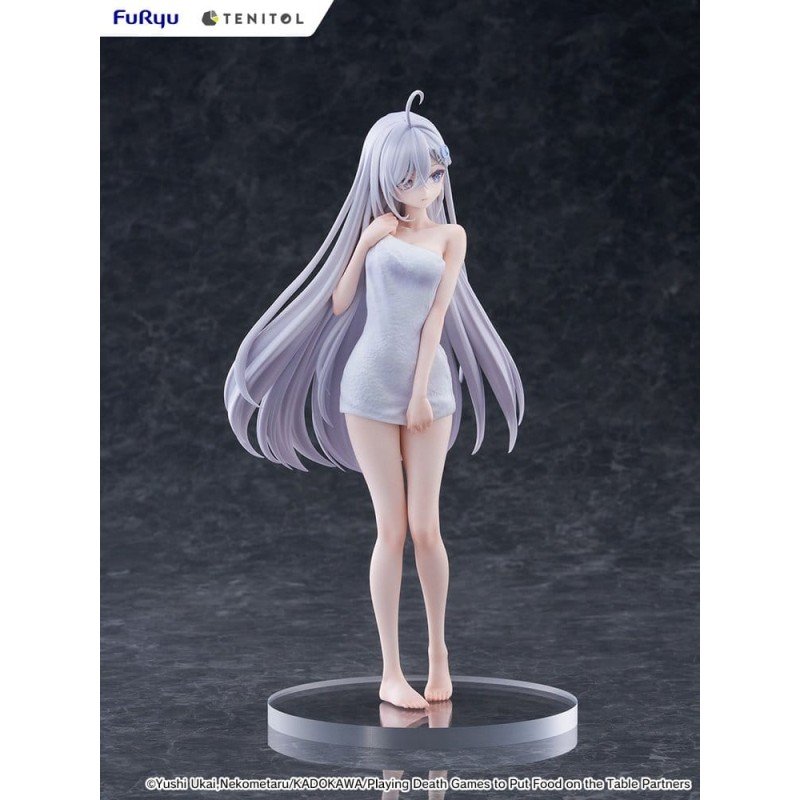Playing Death Games to Put Food on the Table statuette PVC Light Novel Yuki Golden Bath Ver. 30 cm