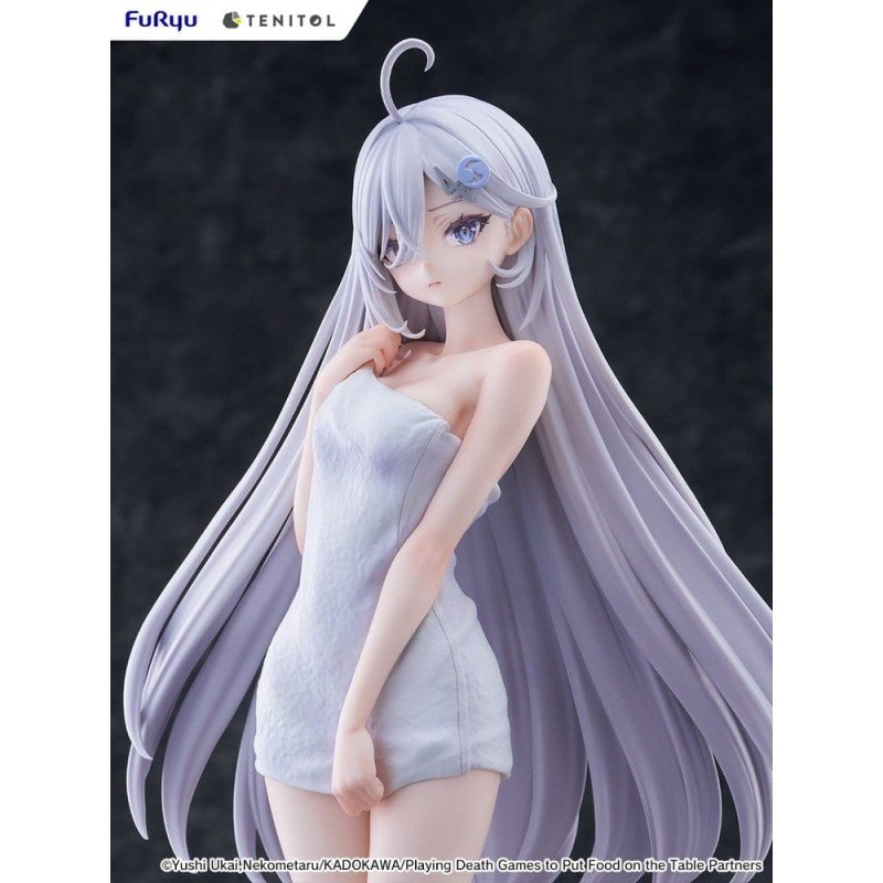 Playing Death Games to Put Food on the Table statuette PVC Light Novel Yuki Golden Bath Ver. 30 cm