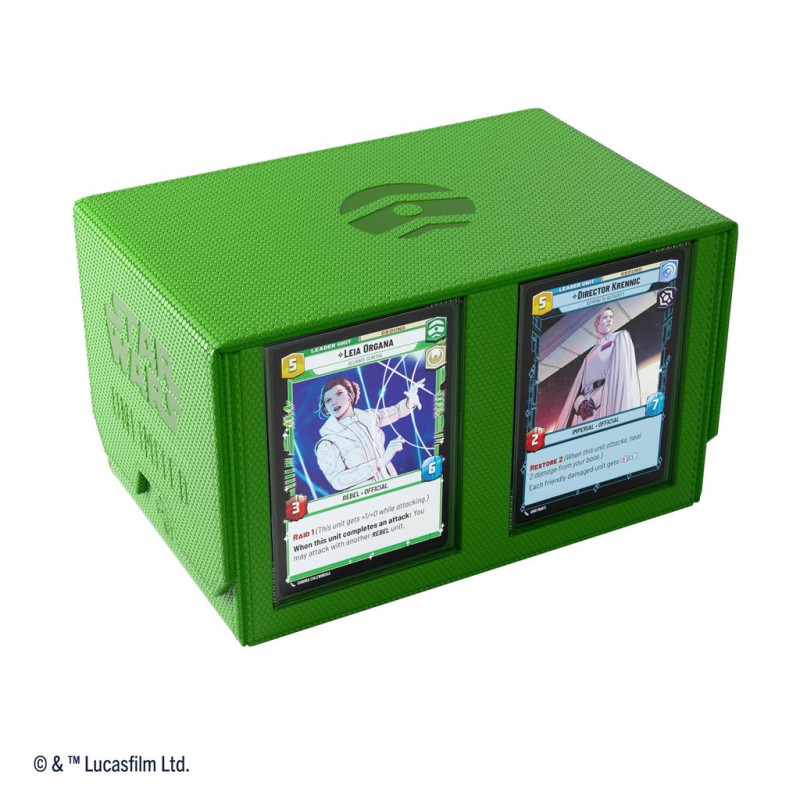 Gamegenic - Star Wars: Unlimited - Double Deck Pod - Green