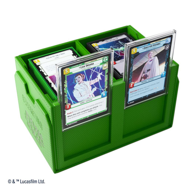 Gamegenic - Star Wars: Unlimited - Double Deck Pod - Green