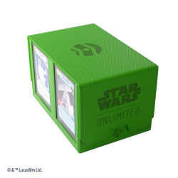 Gamegenic - Star Wars: Unlimited - Double Deck Pod - Green
