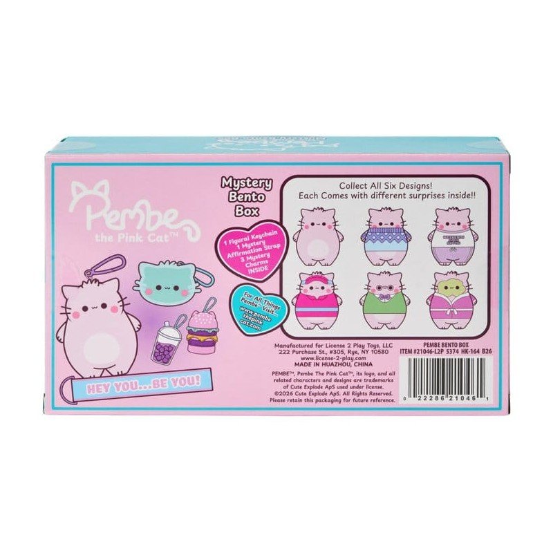 Pembe assortiment porte-clés Blind Box Bento Box 8 cm (8)