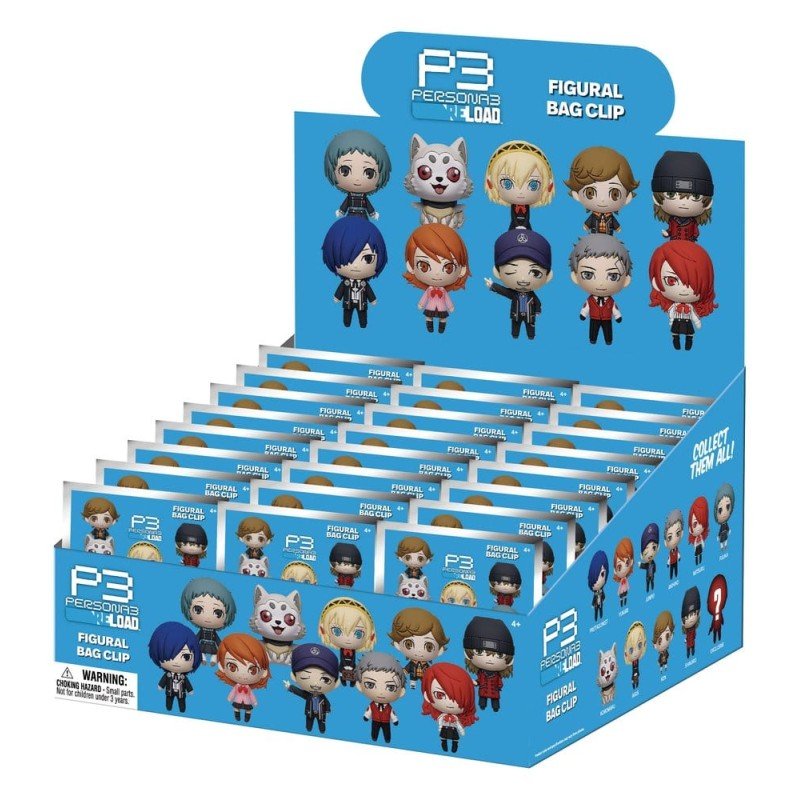 Persona 3 3D présentoir porte-clés Series 1 (24) 