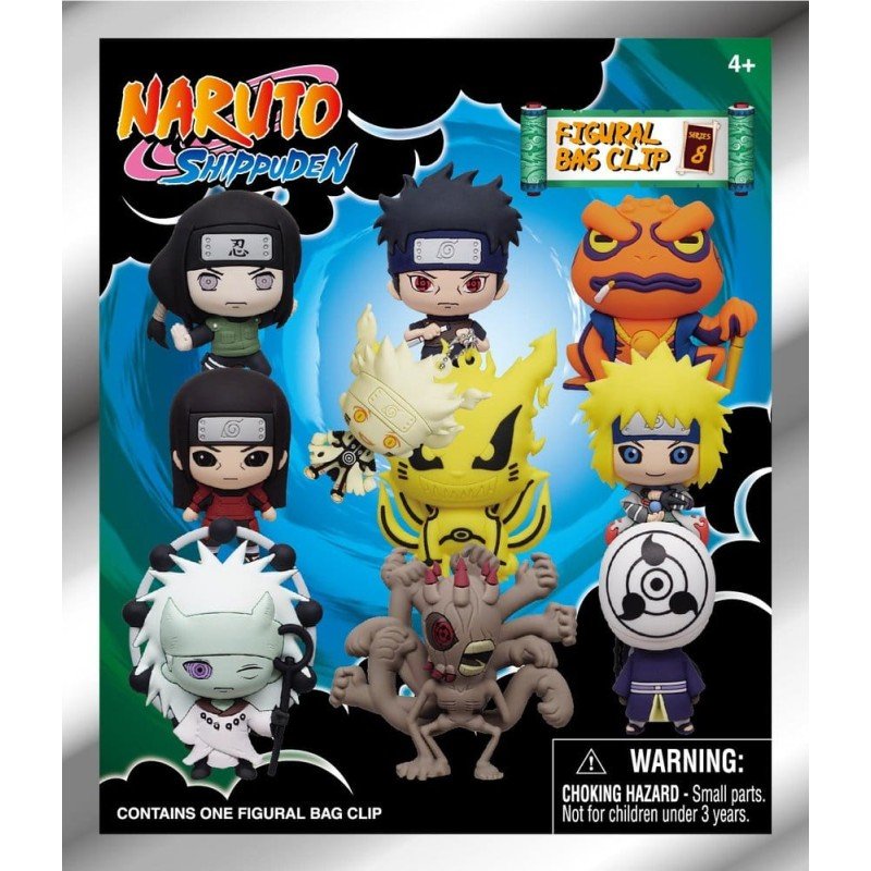 Naruto 3D présentoir porte-clés Series 8 (24) 