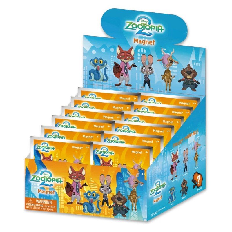 Zootopia 2 Magnets blind pack Series 1 Display (12)