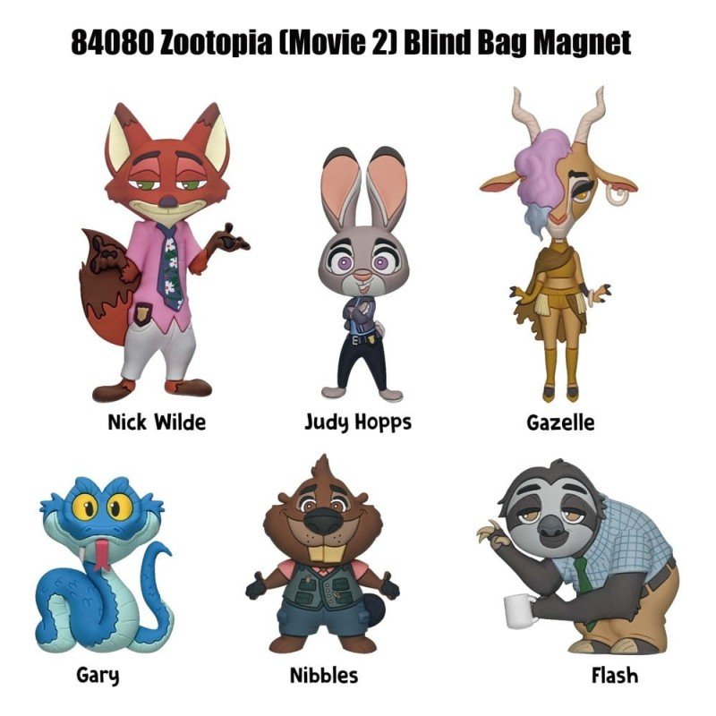 Zootopie 2 Blind pack aimants Series 1 Display (12)
