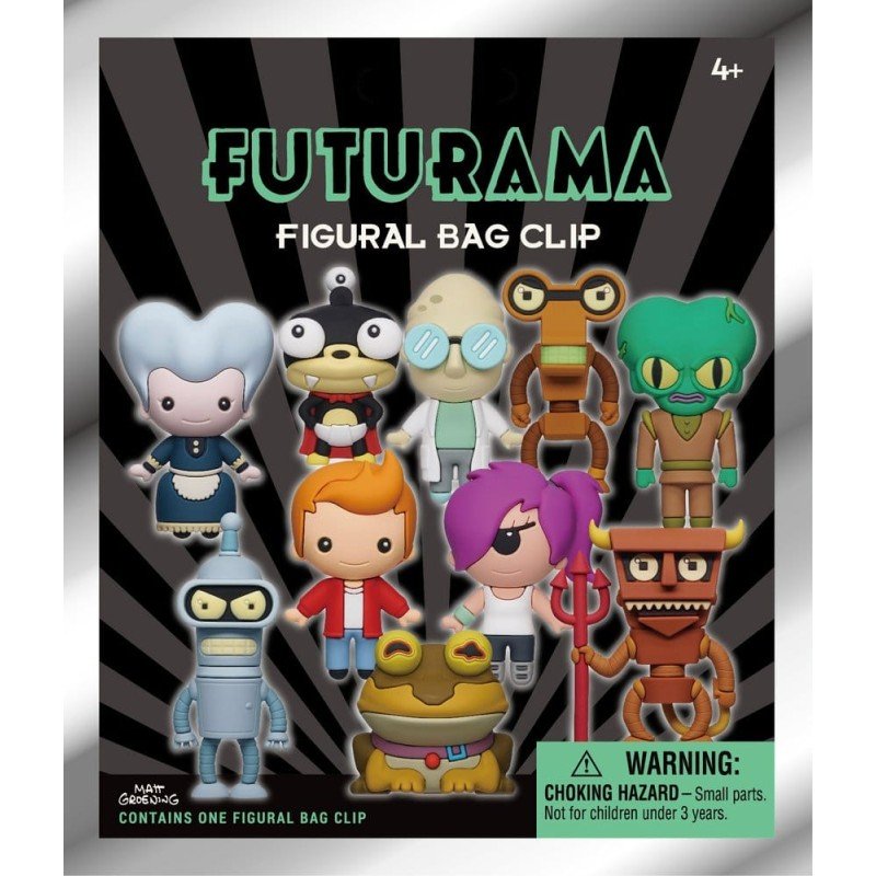 Futurama 3D présentoir porte-clés Series 1 (24) 