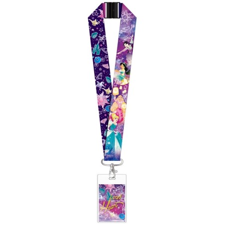 Disney Princess Lanière de luxe avec porte-cartes Lead with your heart