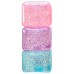 NeeDoh assortiment balle anti-stress Nice Cube Glitter & Glow 5 cm (12)