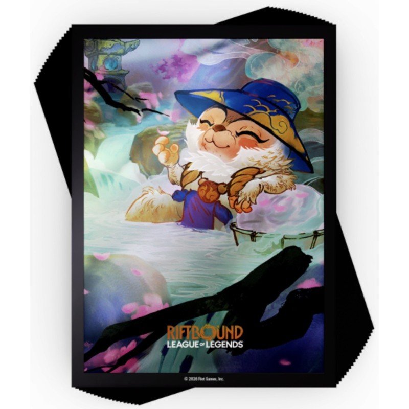 Riftbound: League of Legends TCG : Spiritforged - Art Sleeves (100 Sleeves) - Spirit Blossom Teemo