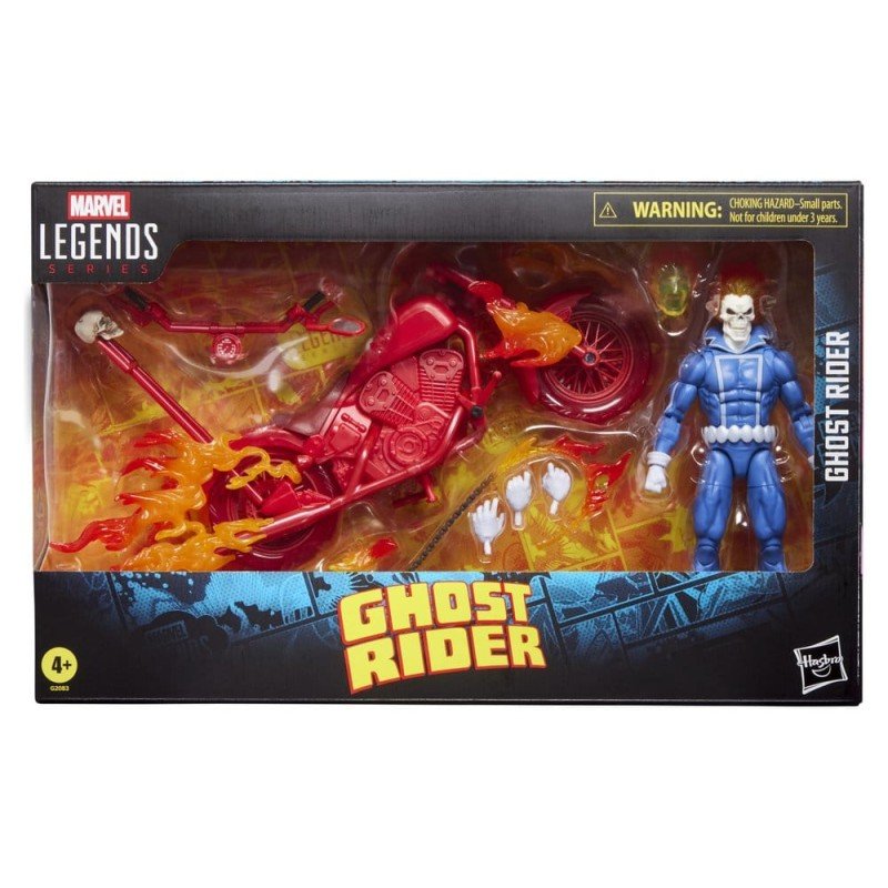 Ghost Rider Marvel Legends figurine Johnny Blaze with Motorcycle 15 cm