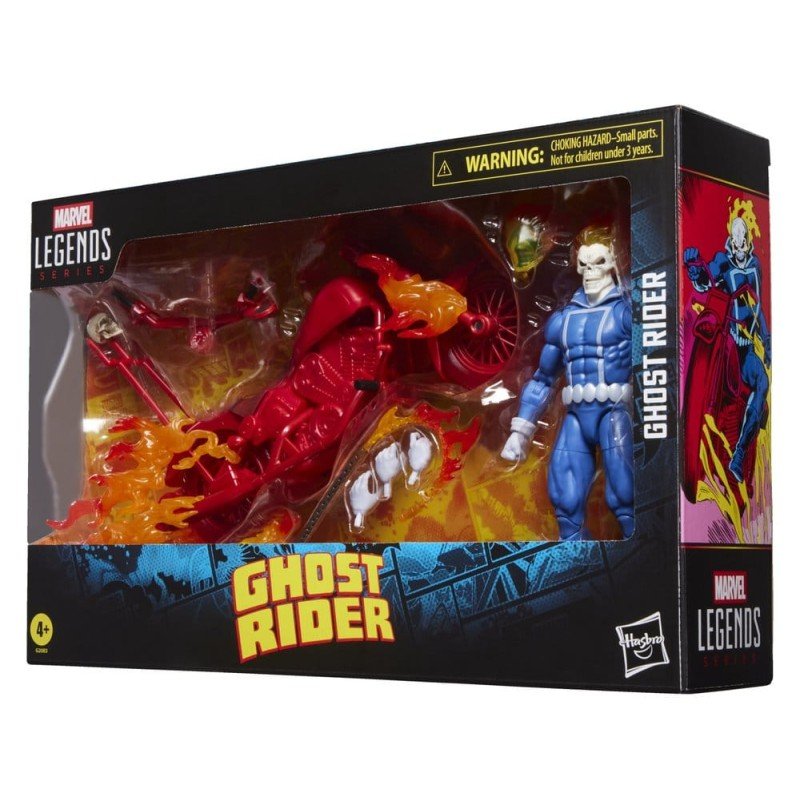Ghost Rider Marvel Legends Action Figure  Johnny Blaze with Motorcycle 15 cm