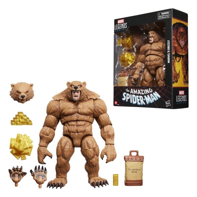 The Amazing Spider-Man Marvel Legends figurine Marvel's Grizzly 15 cm