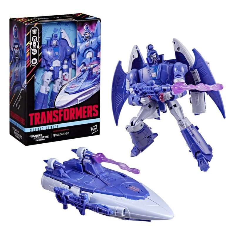 The Transformers: The Movie Studio Series Voyager Class Action Figure MTMTE Collection: Scourge 17 cm