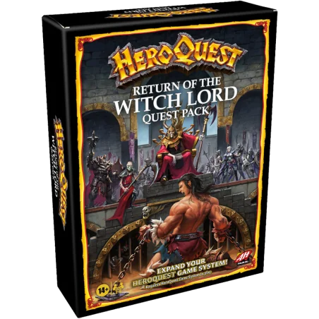 Spel: HeroQuest - De terugkeer van de tovenaarsheer
Uitgever: Hasbro
Engelse versie
Uitbreiding voor HeroQuest