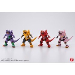 Godzilla x Evangelion Hyper Modeling Series PVC Statues 4-Pack Mechagodzilla Kiryu Eva colour Ver. 9 cm 