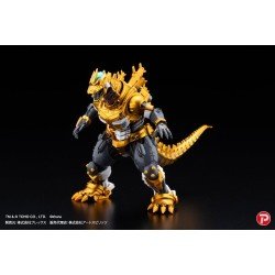 Godzilla x Evangelion pack 4 statuettes Gekizou Series Type-3 Kiryu Eva colour Ver. Metallic color Limited Ver. 9 cm 