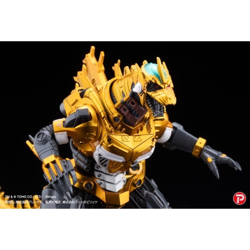 Godzilla x Evangelion pack 4 statuettes Gekizou Series Type-3 Kiryu Eva colour Ver. Metallic color Limited Ver. 9 cm 